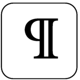 icona simboli non stampabili