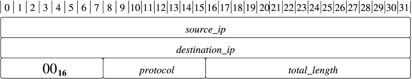pacchetto UDP pseudo-intestazione